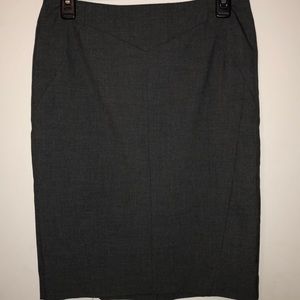 Grey Pencil Skirt